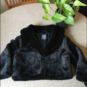 Faux Fur Cropped Jacket